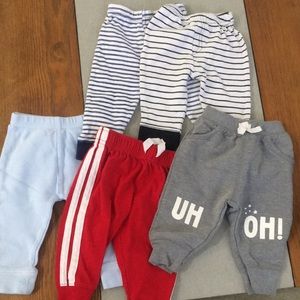 Bundle of baby pants 3-6 months